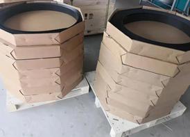 Cuchilla de fibra de carbono para rodillo de prensa