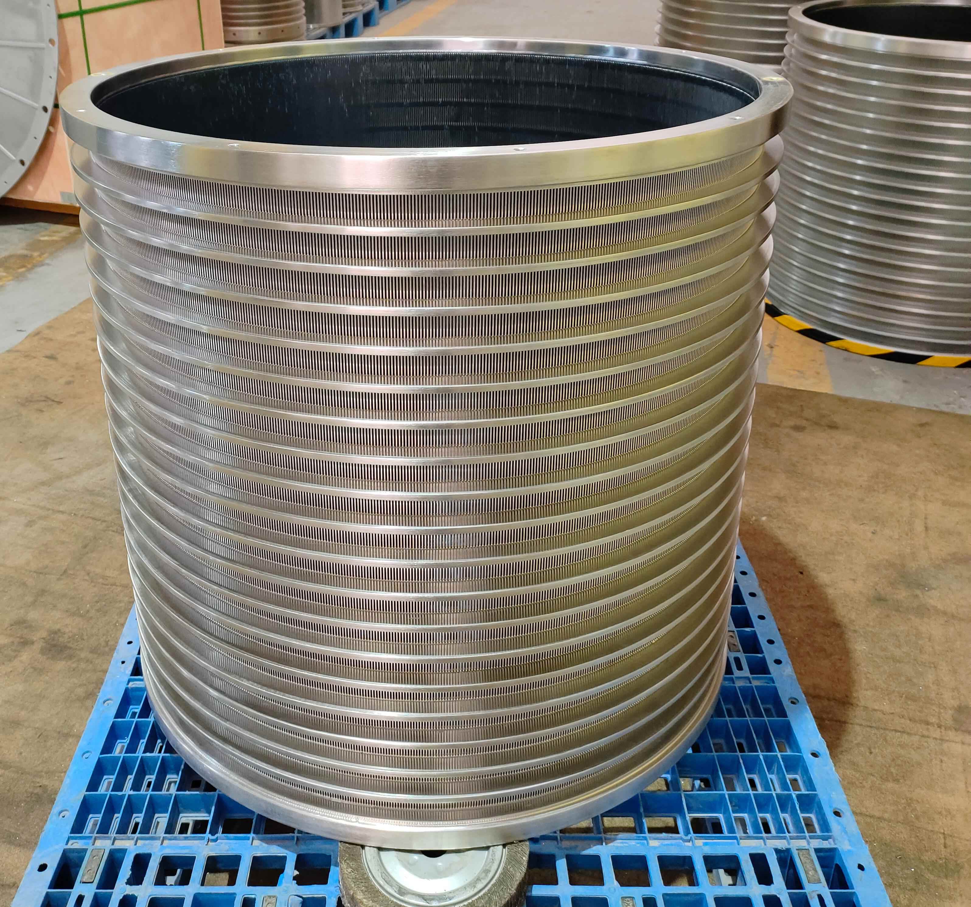 El diseño de la cesta de malla tipo ranura