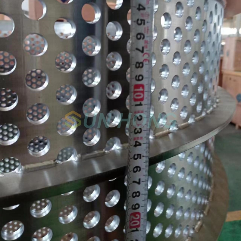 Cesta de pantalla de nudador de pulpa de papel