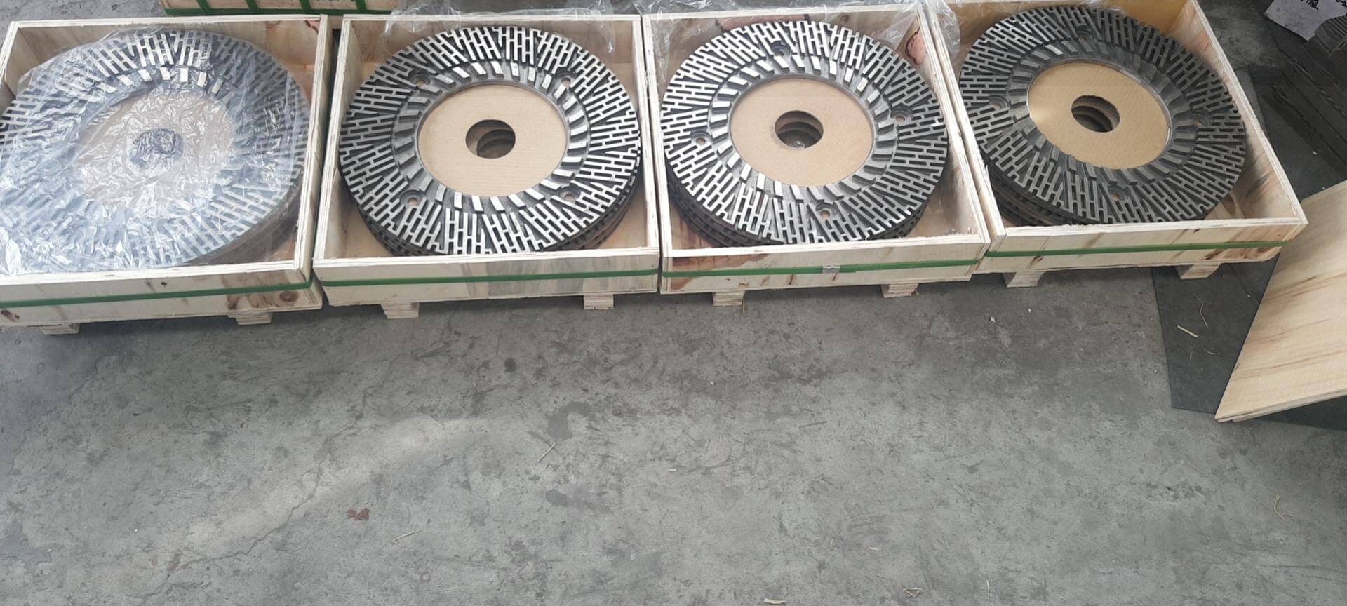 placa de fabricación de papel y refinador de pulpa
