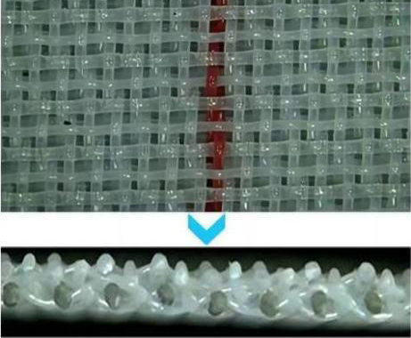 Tejido formador de doble capa para fabricación de papel