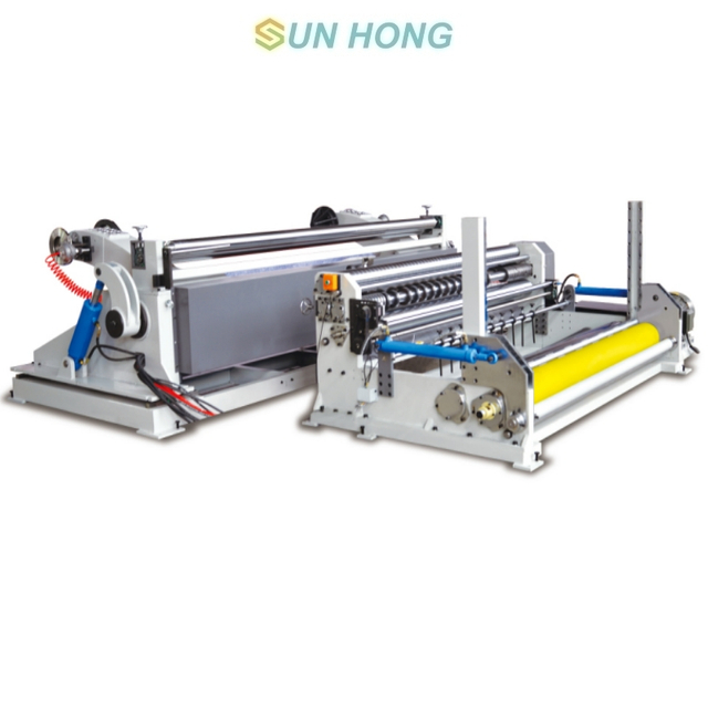Máquina de corte de rebobinado de papel corrugado de Kraft