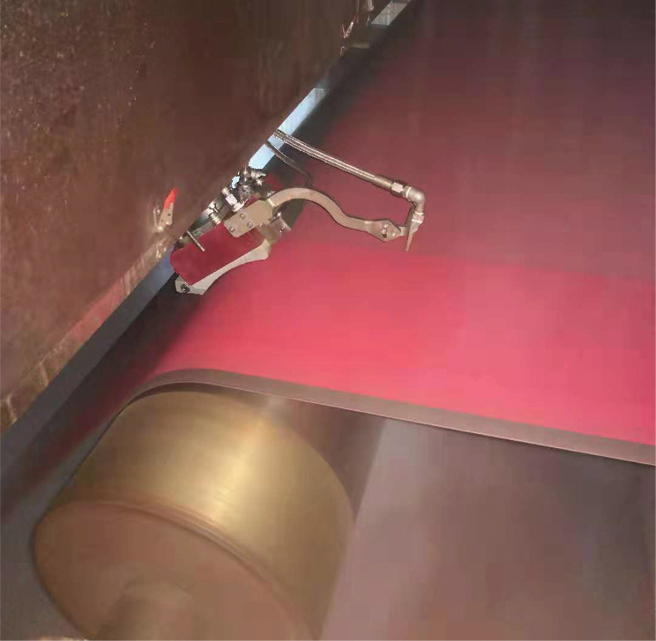 limpieza en línea de tela secadora