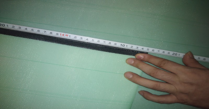 Exhibición de producto terminado de tela formadora de triple capa sun hong ssb