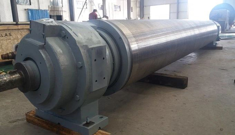 Rollo de prensa de ranura para máquina de papel