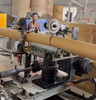 Máquina de tubo de papel CNC de cuatro cabezas
