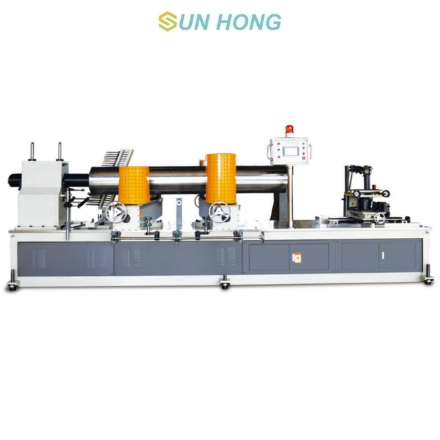 Máquina de tubo de papel CNC de cuatro cabezas