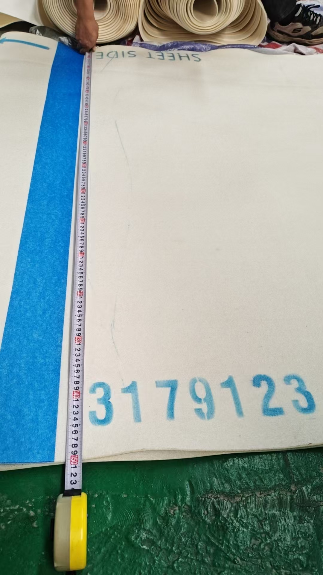 Hoja de nylon de transferencia de silicato de calcio de fibra industrial