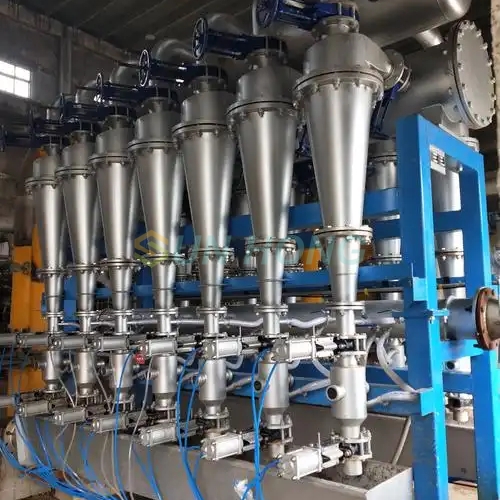 Impureza de pulpa de papel que elimina el limpiador de densidad de baja consistencia