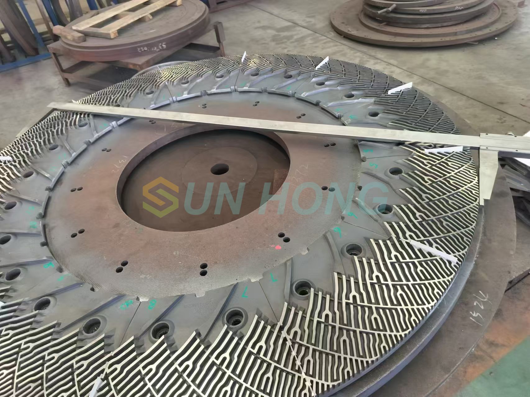 Placa de disco de Andritz Refiner para la industria de la pulpa de papel