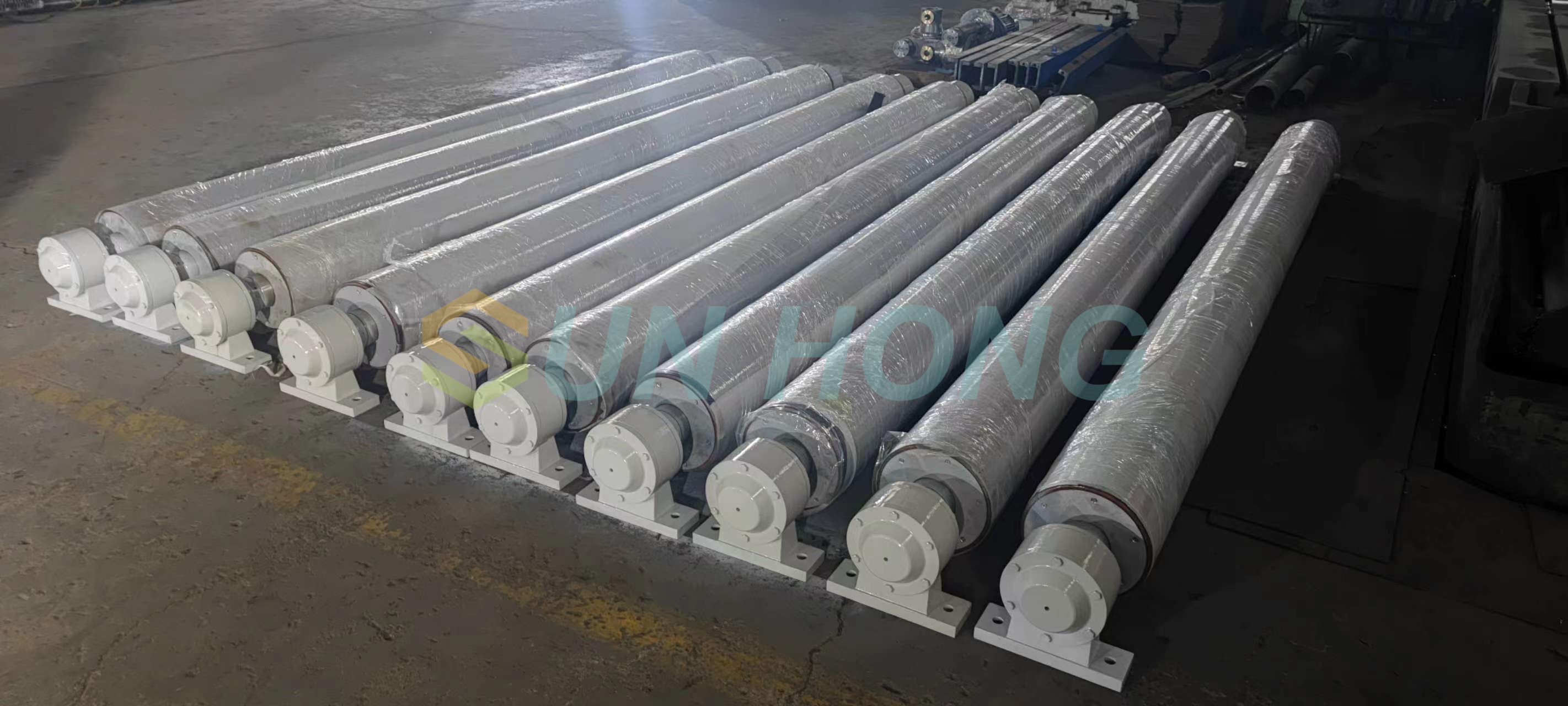 Rollo de guía de tela de fieltro de papel