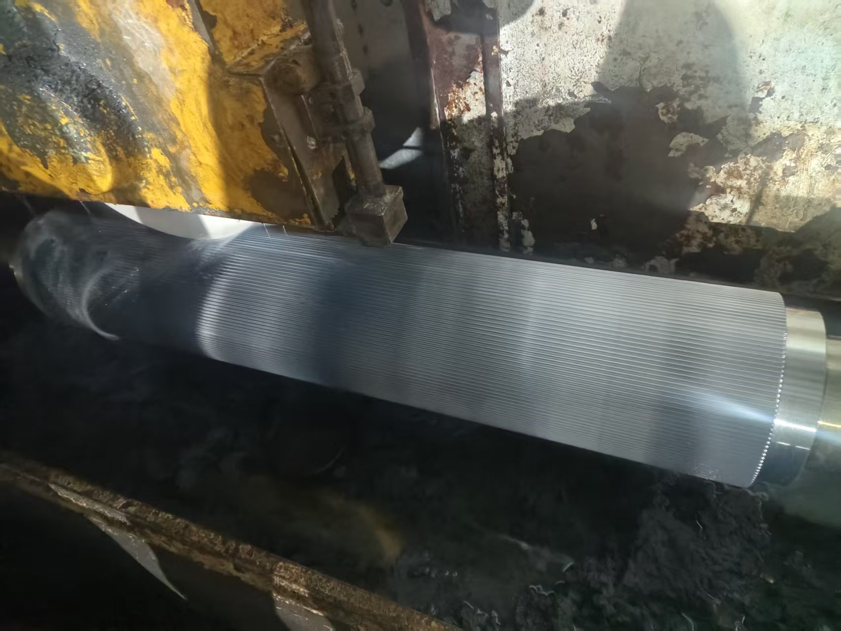 Rollo corrugado recubierto de carburo de tungsteno 