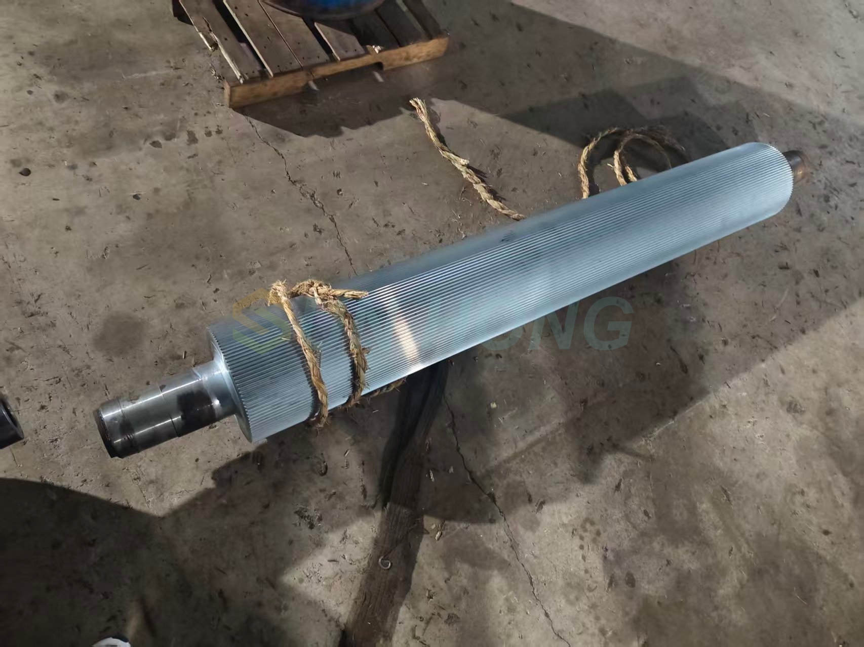 Rollo corrugado recubierto de carburo de tungsteno 