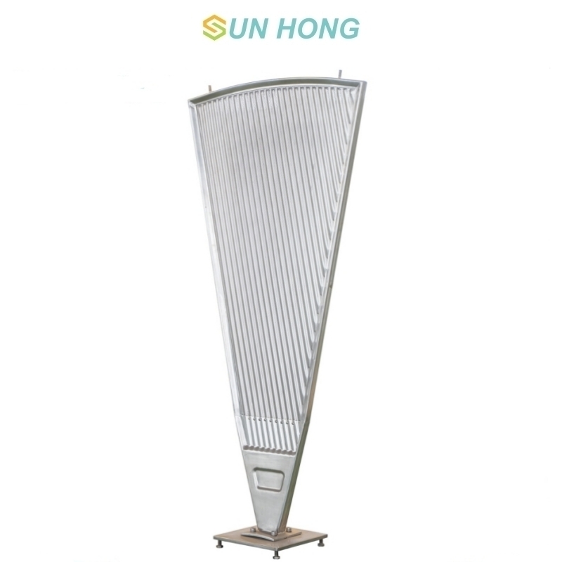 Máquina de pulgada de papel Sector de placa de filtro de disco múltiple