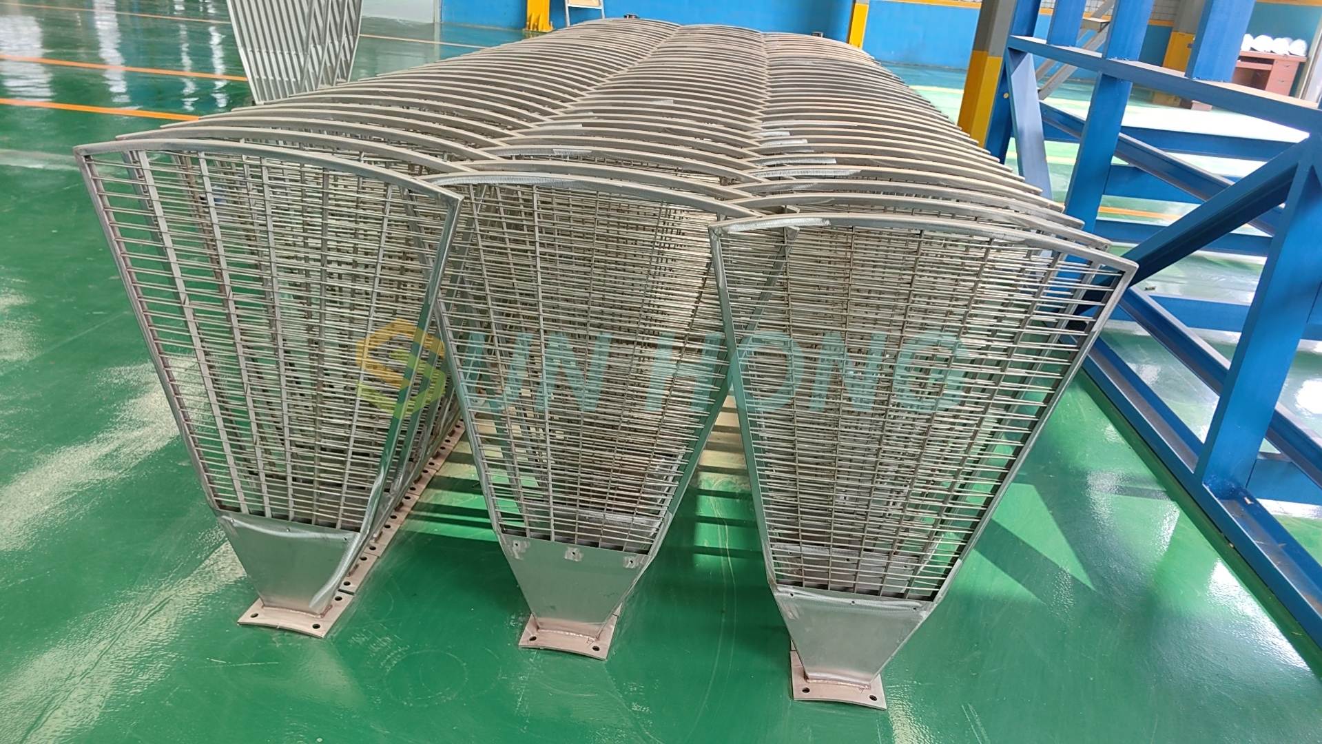 Máquina de pulgada de papel Sector de placa de filtro de disco múltiple