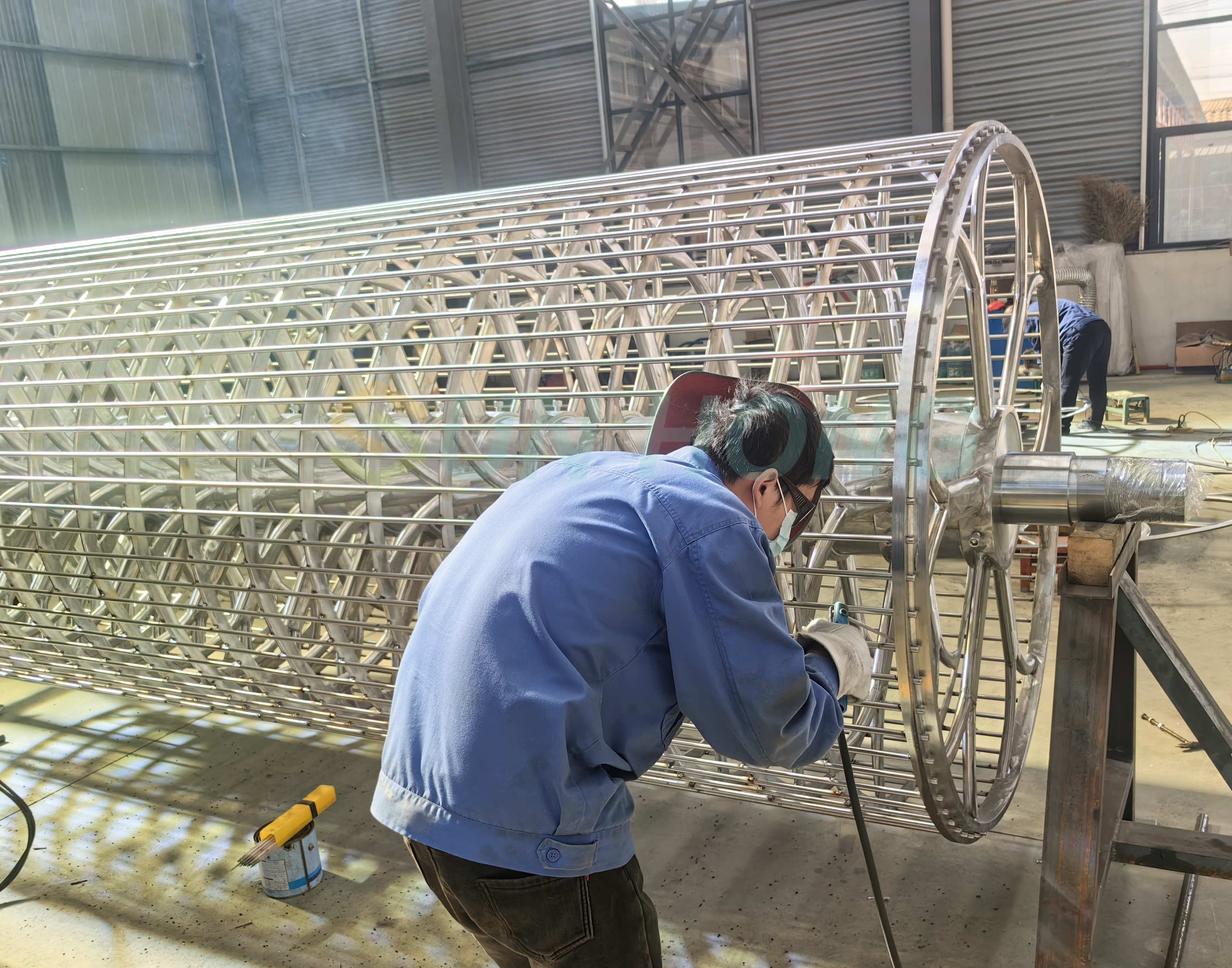 molde de cilindro de m&aacute;quina de papel