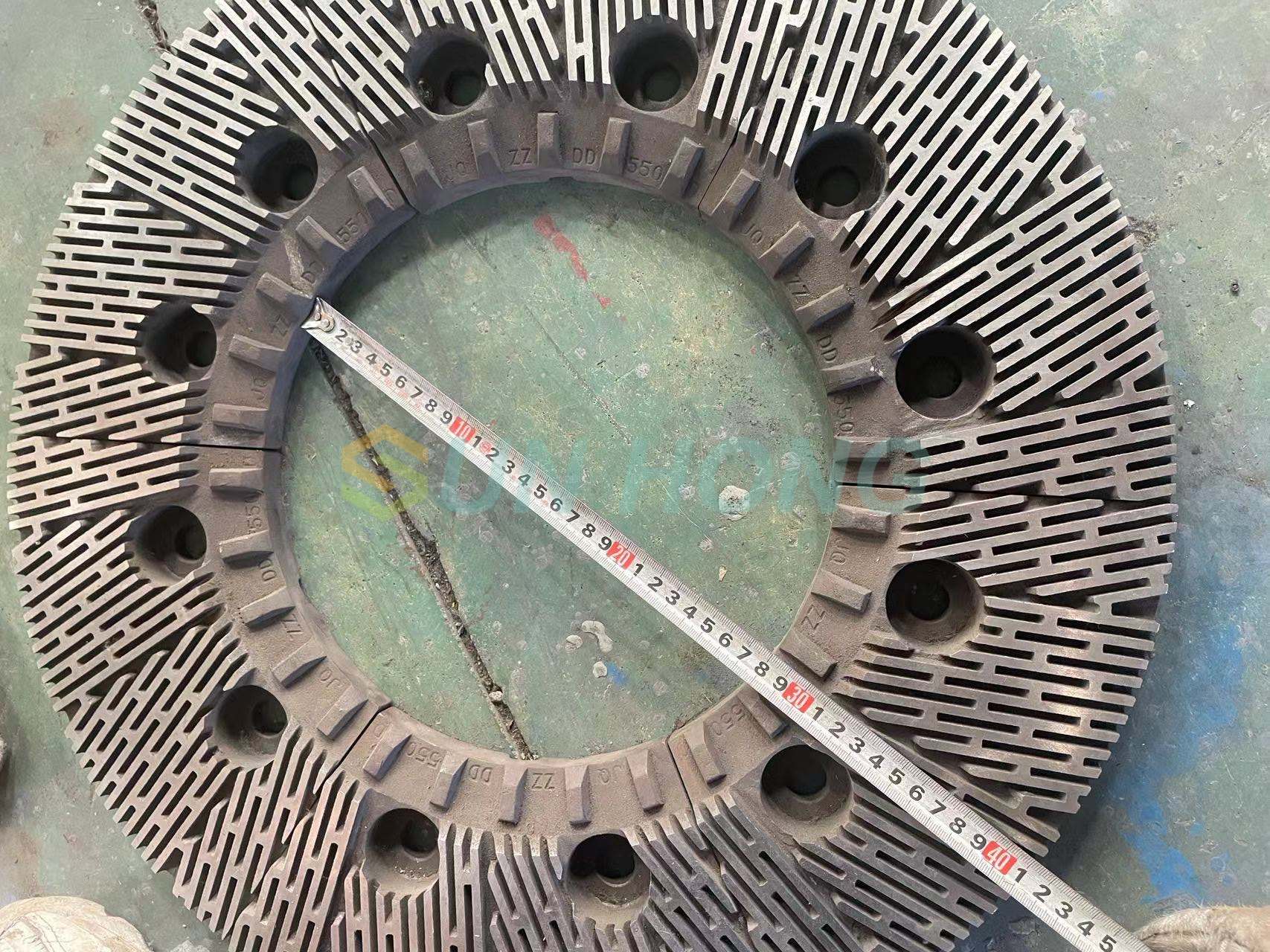 Refinador de doble disco de la máquina de refinación de pulpa de papel