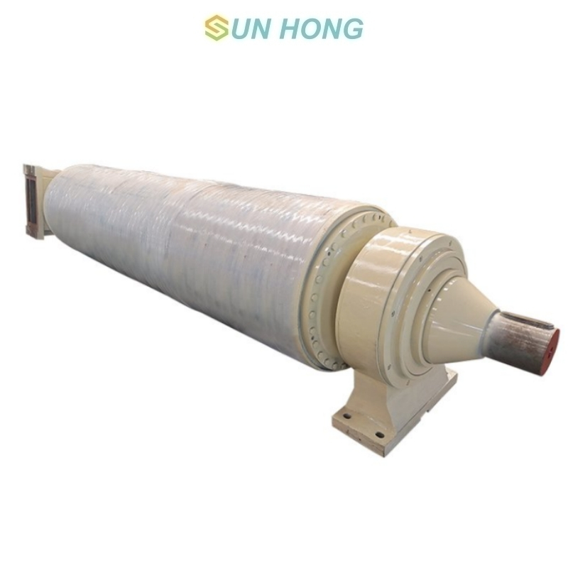 Máquina de papel Vacuum Suction Suction Hole Blind Groove Roll