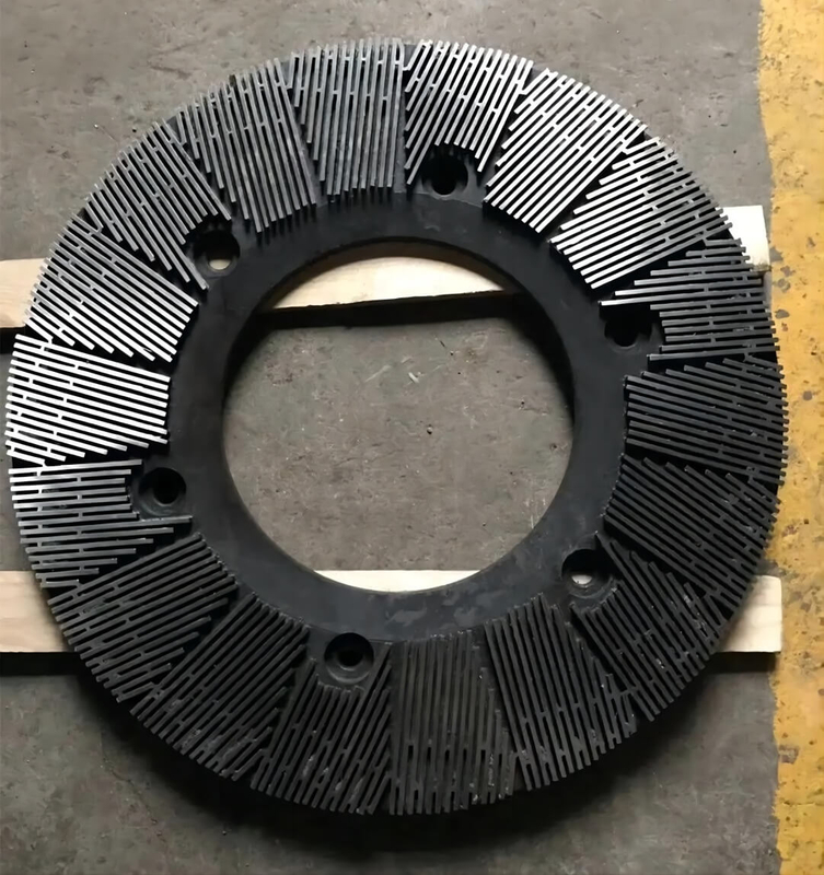 Placa de fabricación de papel y refinador de pulpa